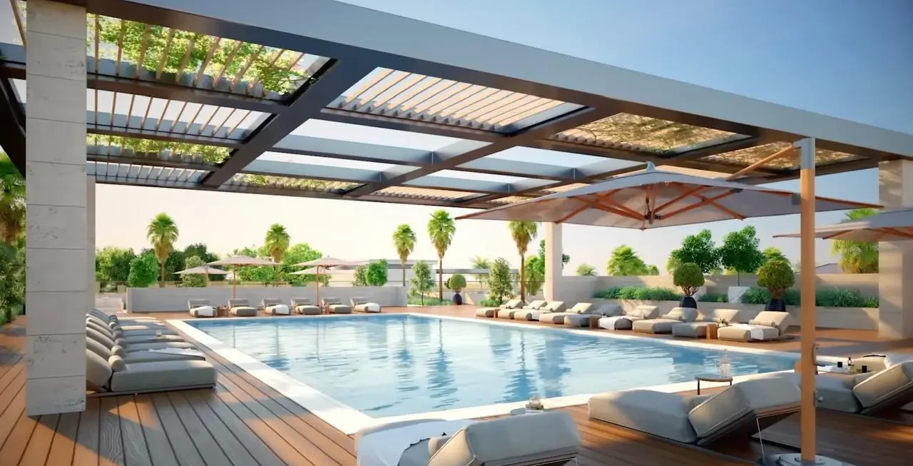 Le Meryeme - The Villa Swimmming pool render